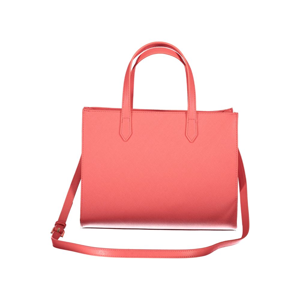 Rosa Polyurethane Women Handbag
