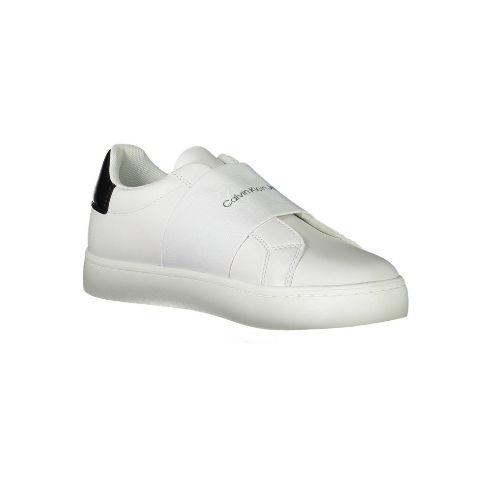 Bianco Polyester Women Sneaker
