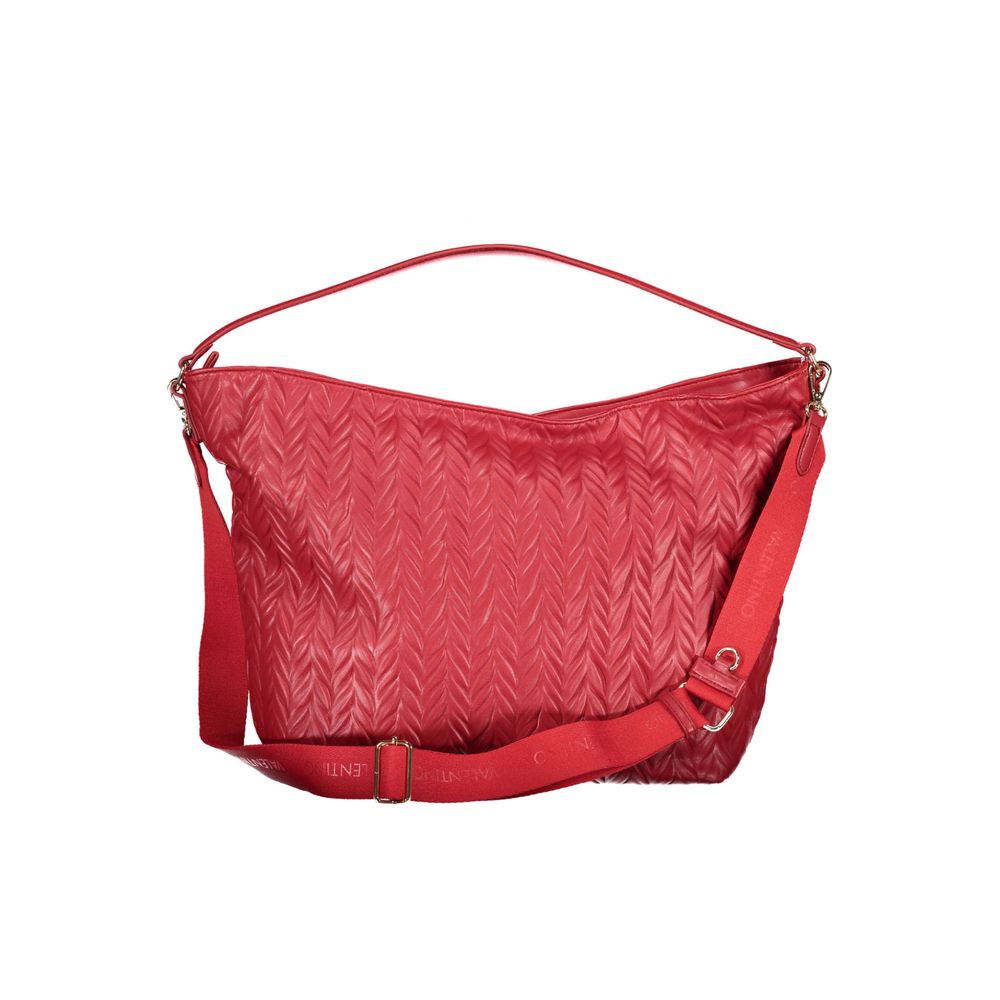 Rosso Polyurethane Women Handbag