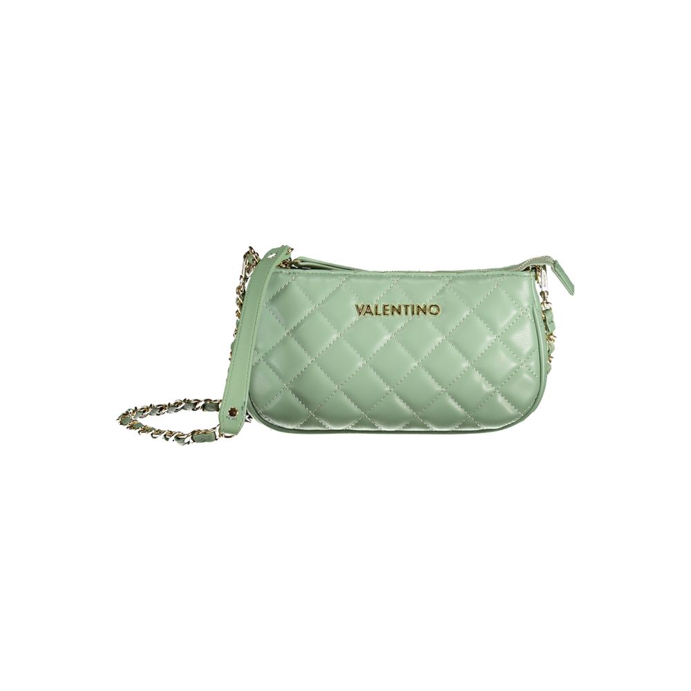 Verde Polyurethane Women's Handbag