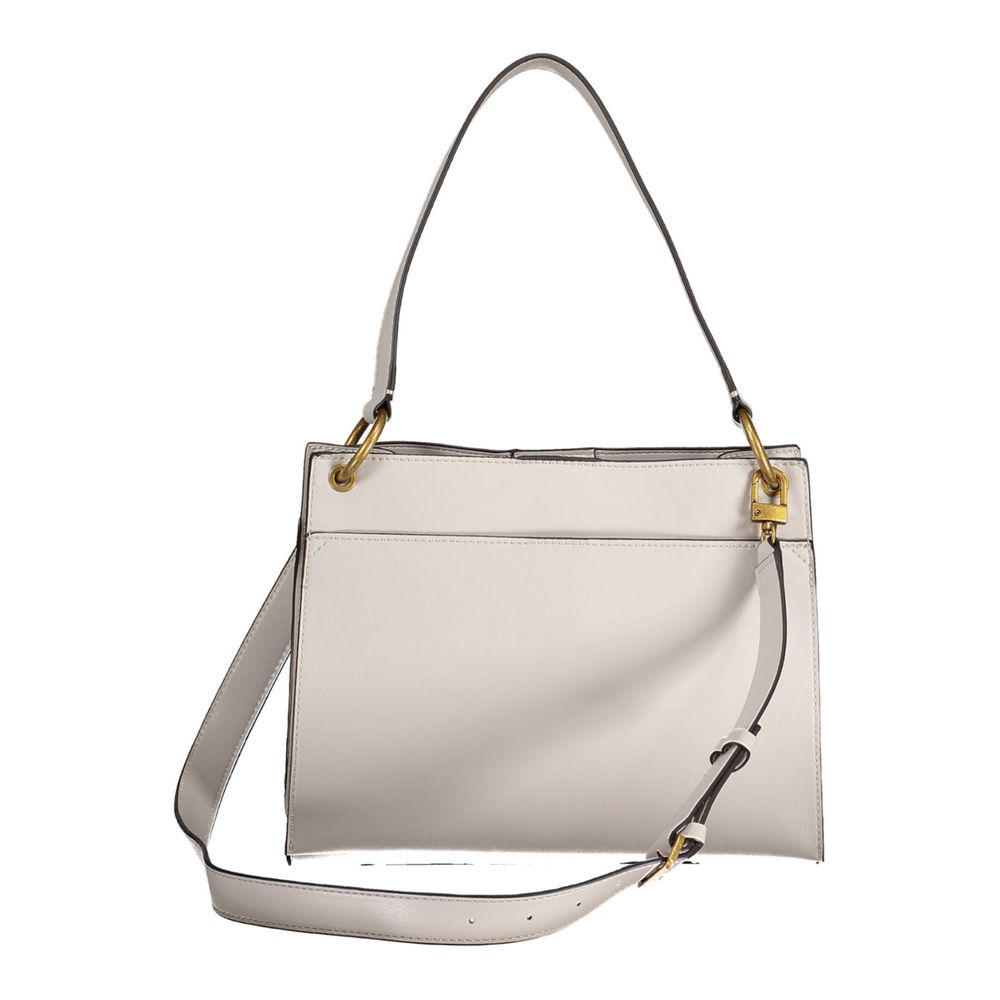 Grigio Polyurethane Women Handbag