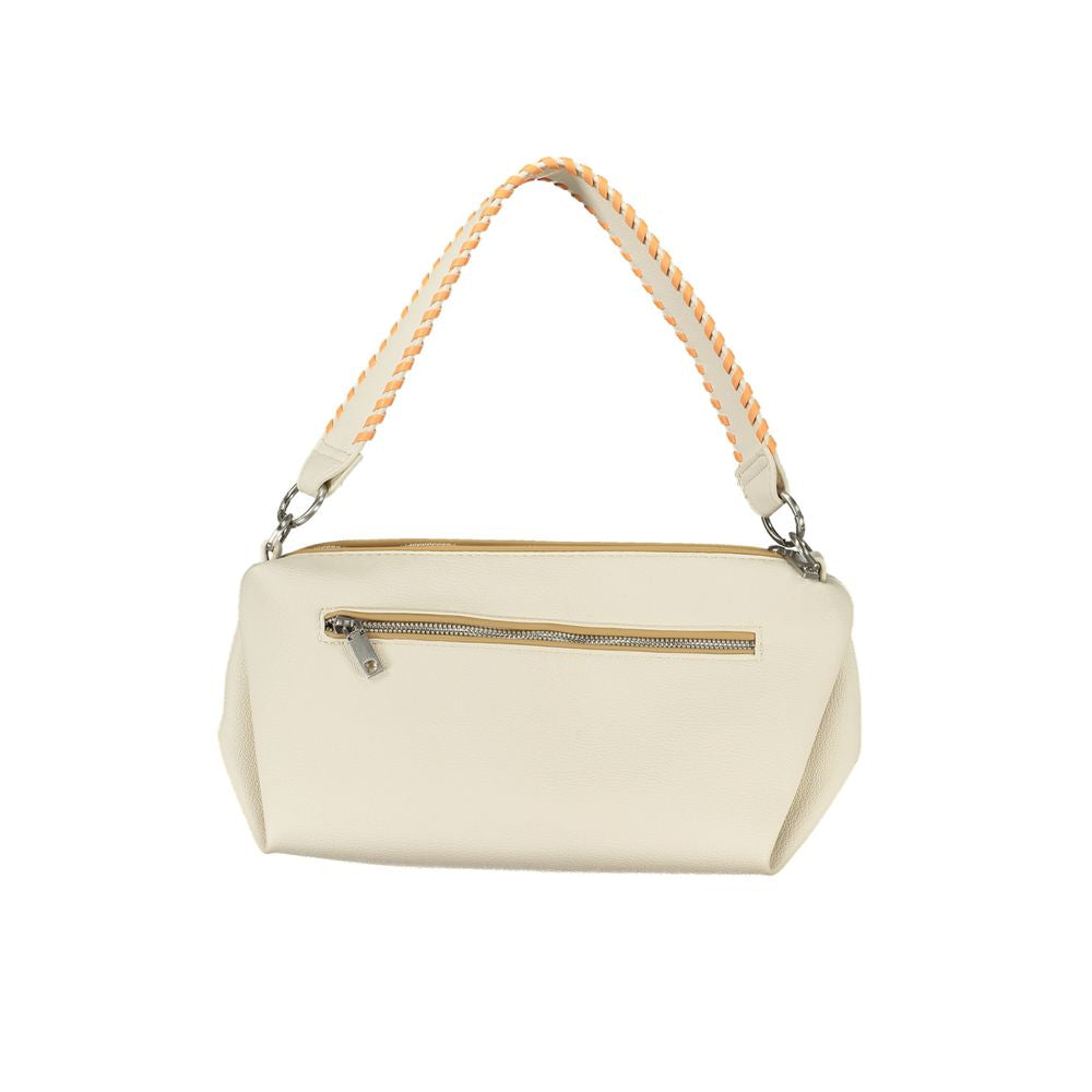 White Polyurethane Womens Handbag