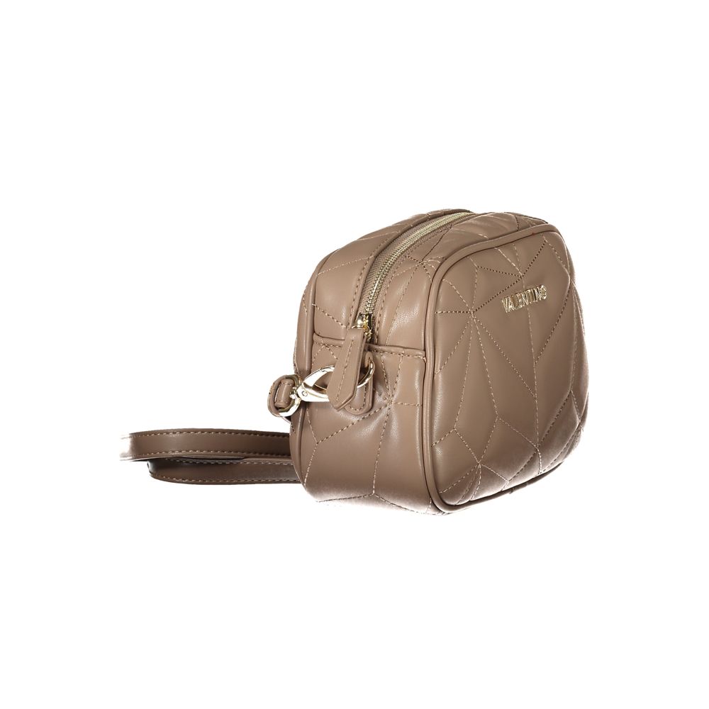 Brown Polyethylene Women Handbag