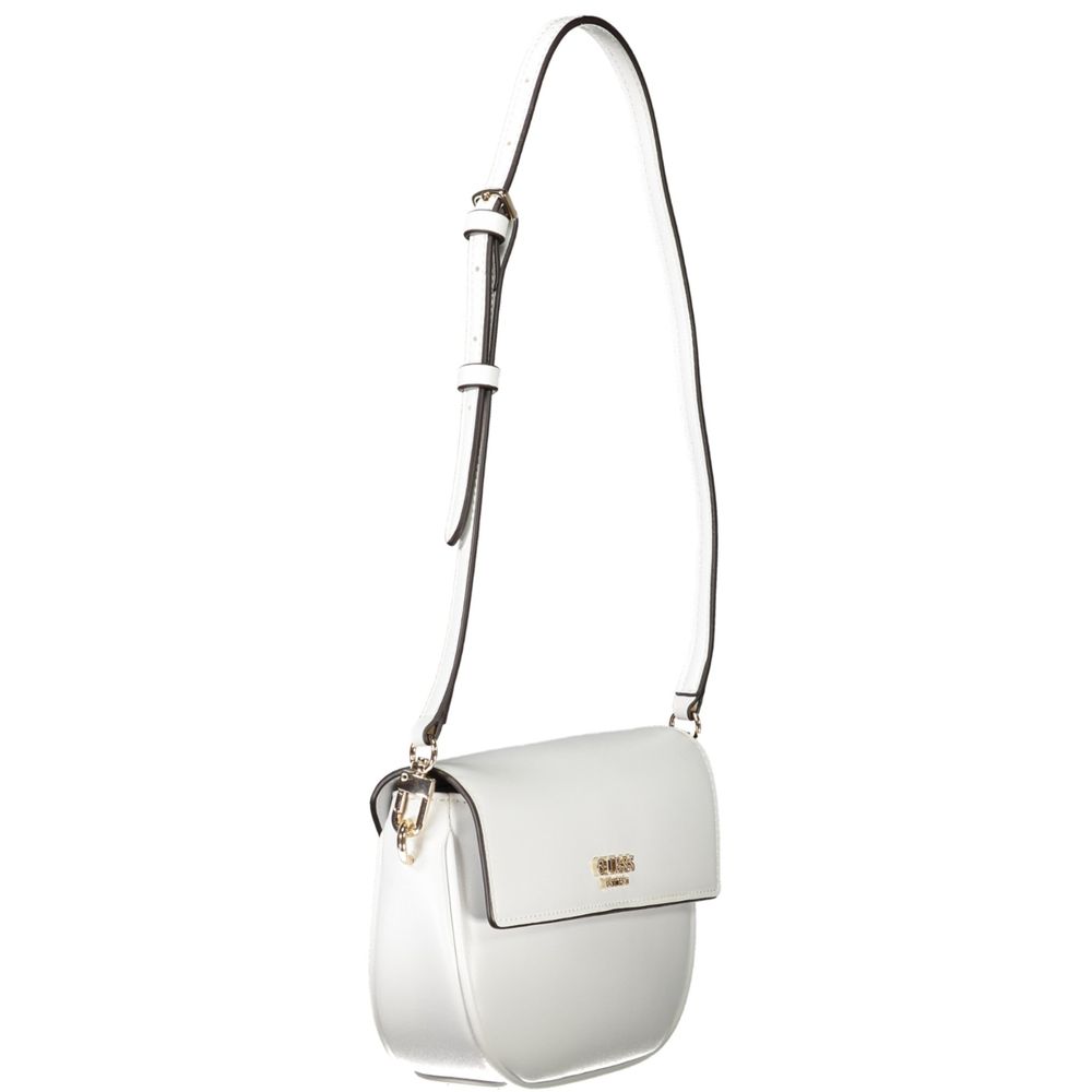 White Polyethylene Women Handbag