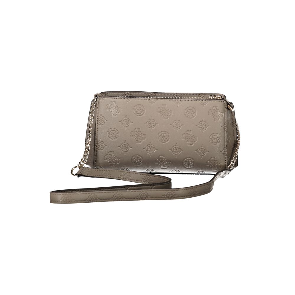 Marrone Poliuretano Female Shoulder Bag