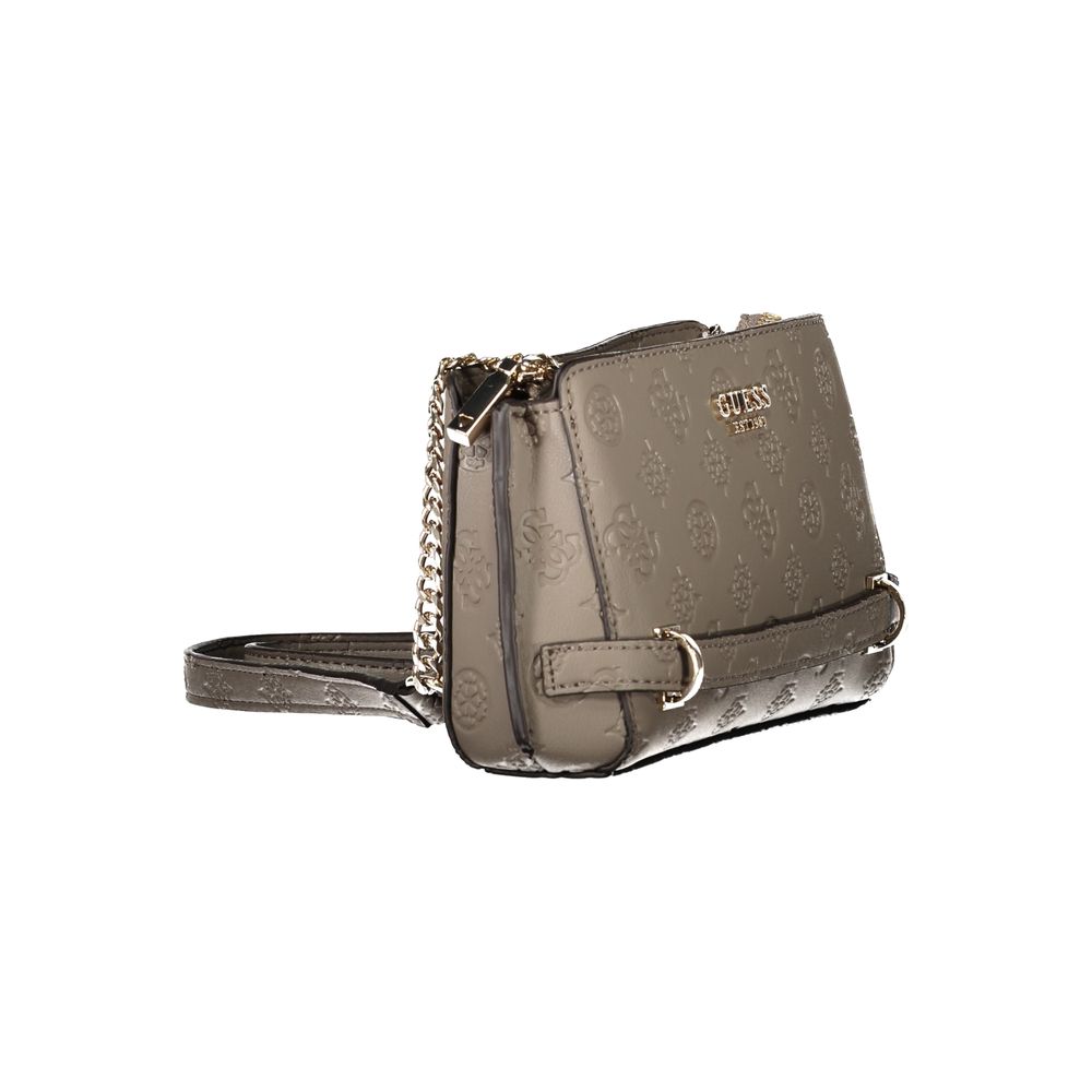 Marrone Poliuretano Female Shoulder Bag