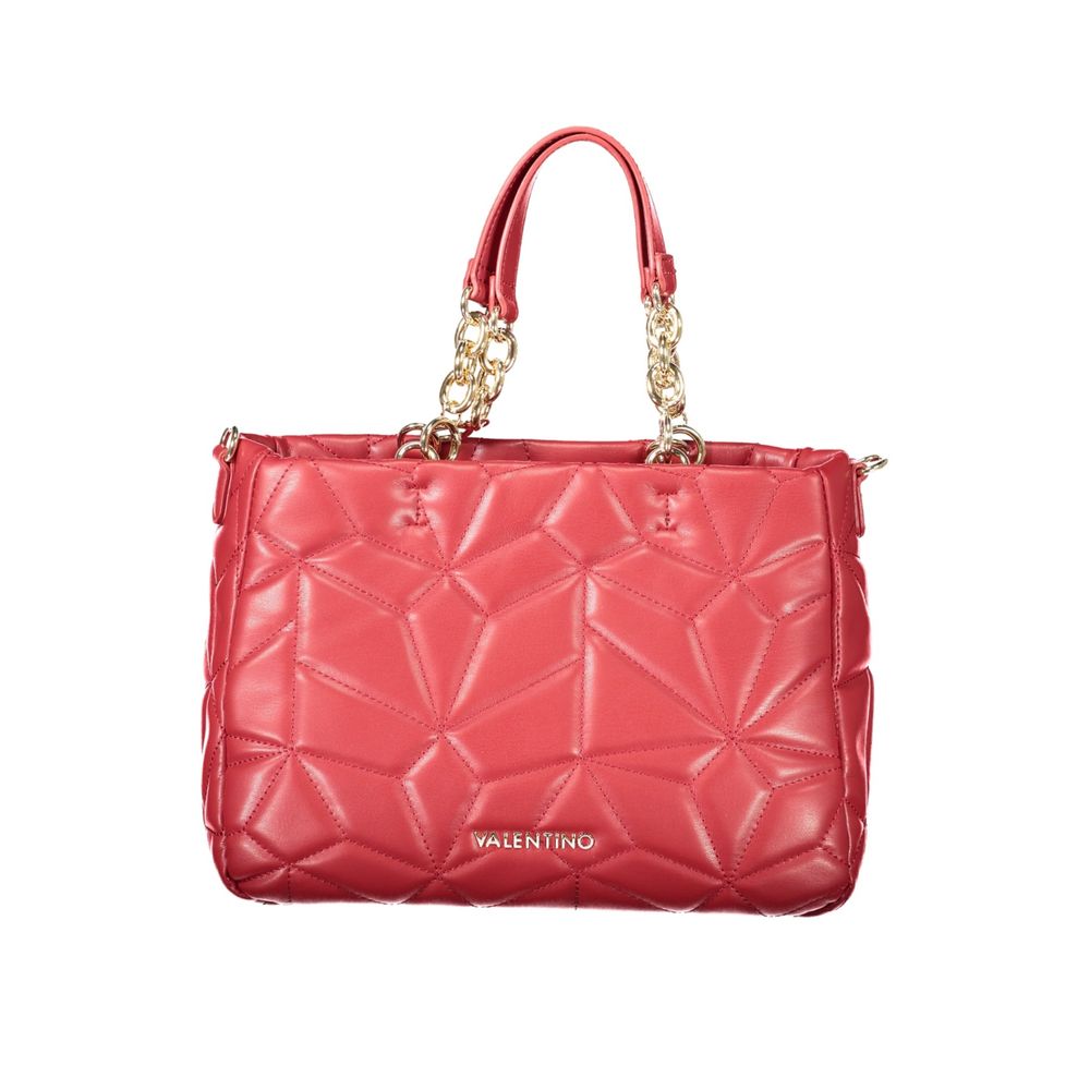 Rosso Polyurethane Women Handbag