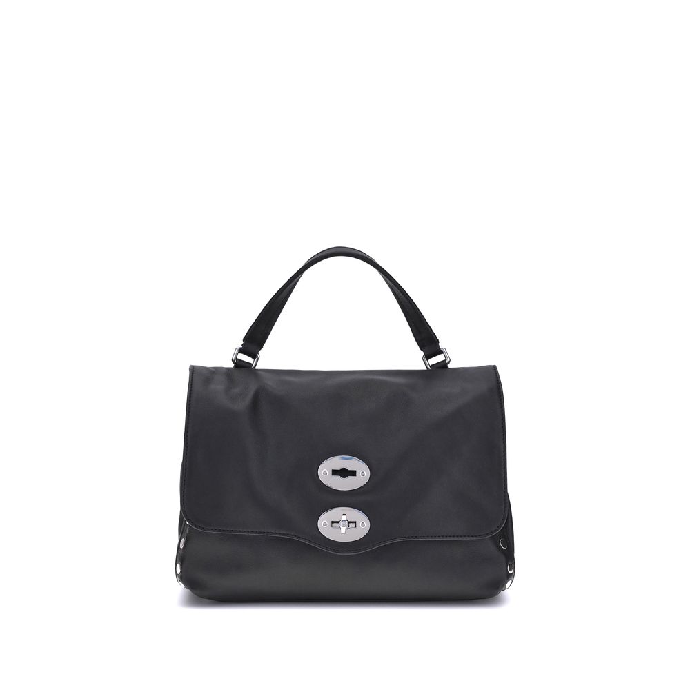 Black Calf Leather Bos Taurus Handbag