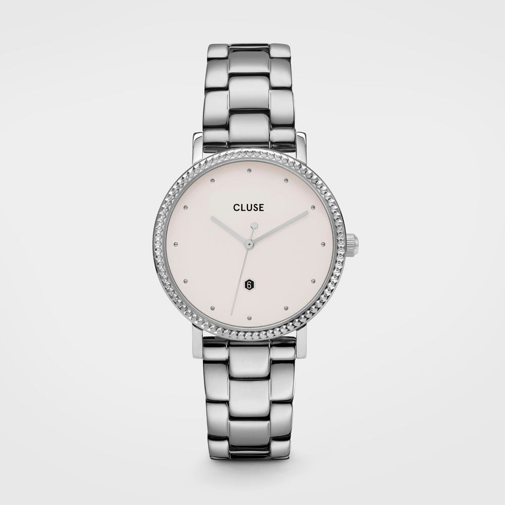 Silver Stainless Steel Dress Watch
