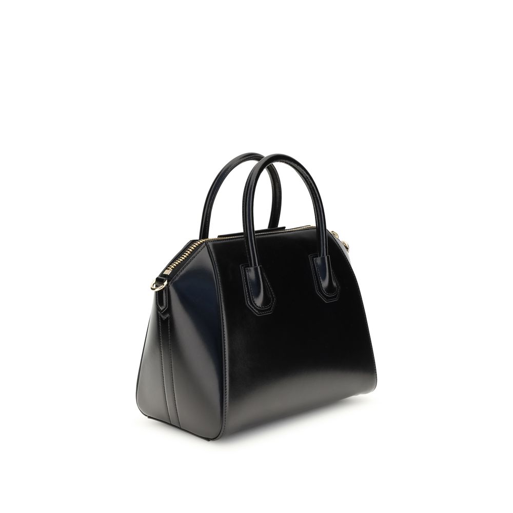 Black Calf Leather Bos Taurus Handbag