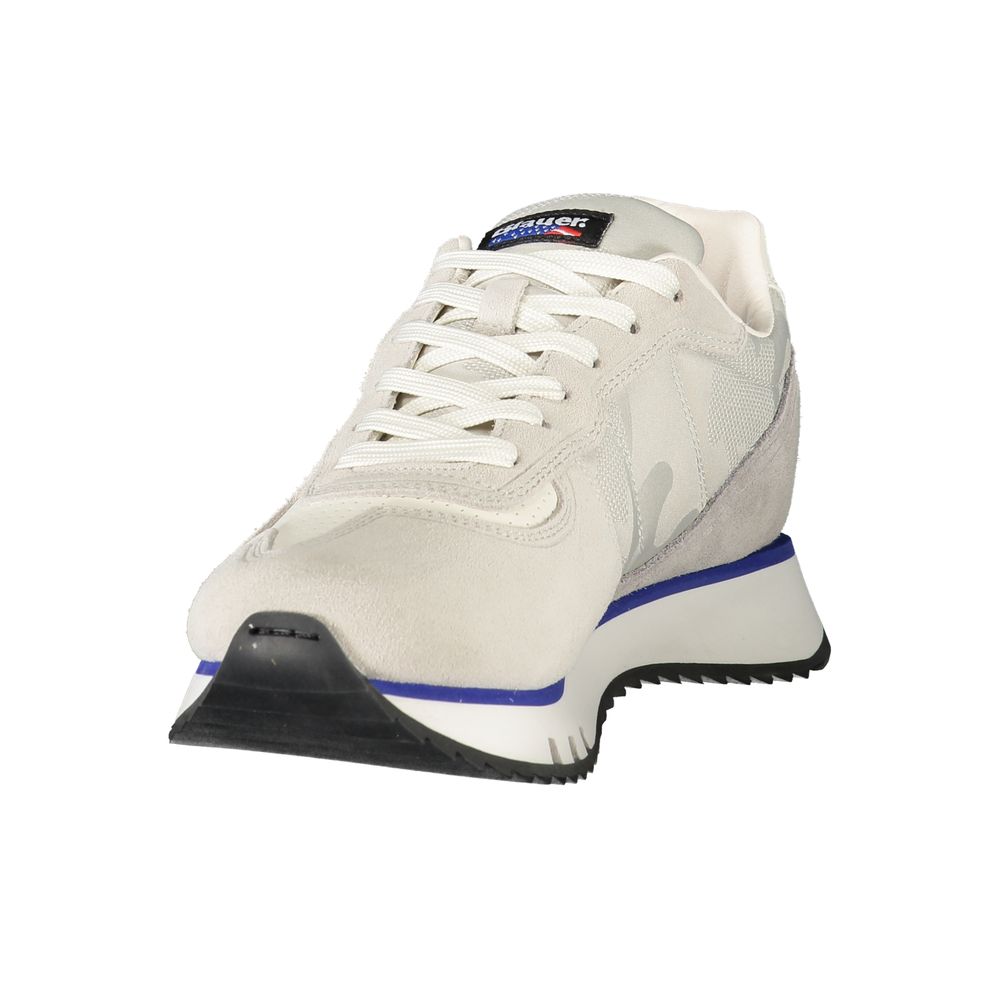 Grigio Polyurethane Men Sneaker
