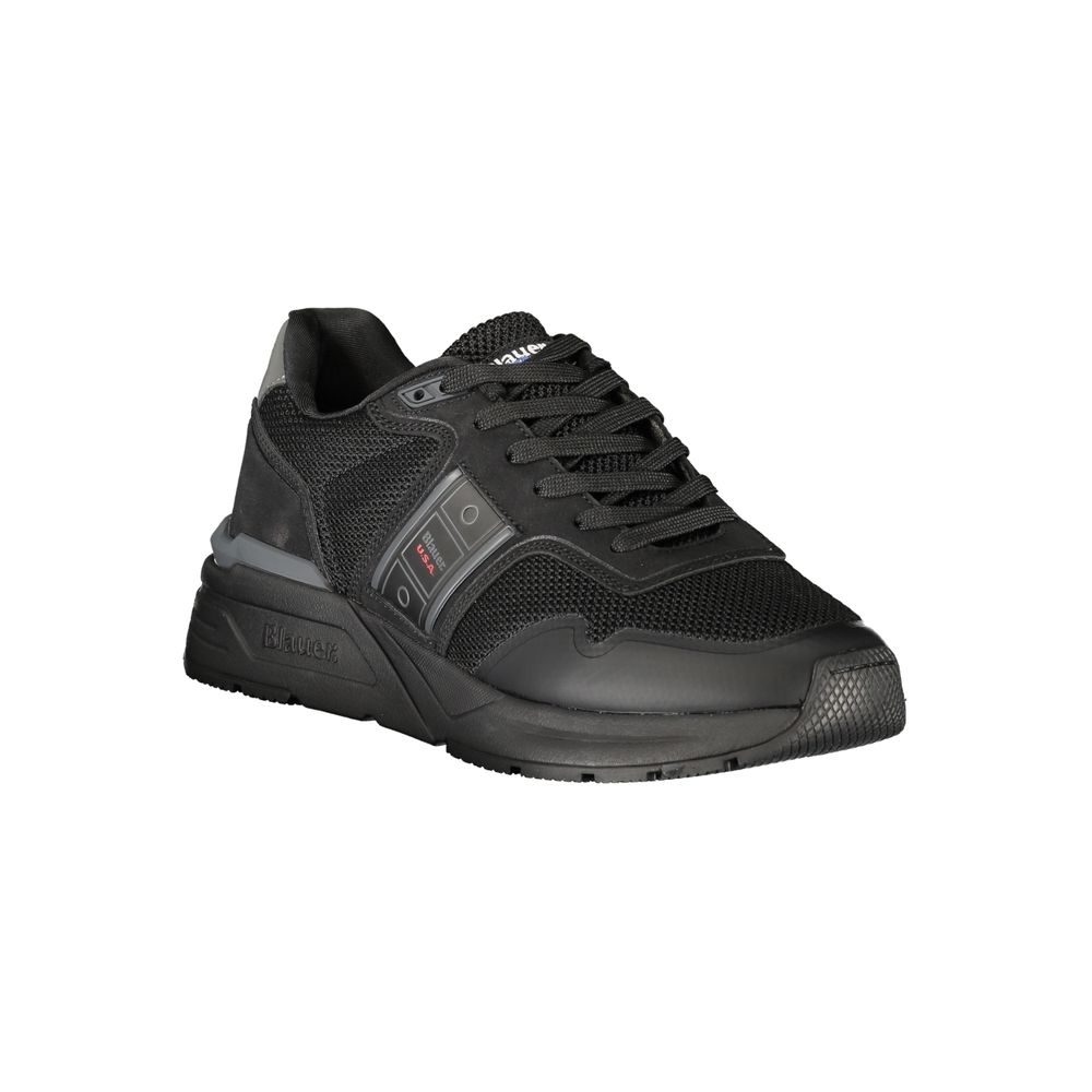 Nero Polyester Men Sneaker