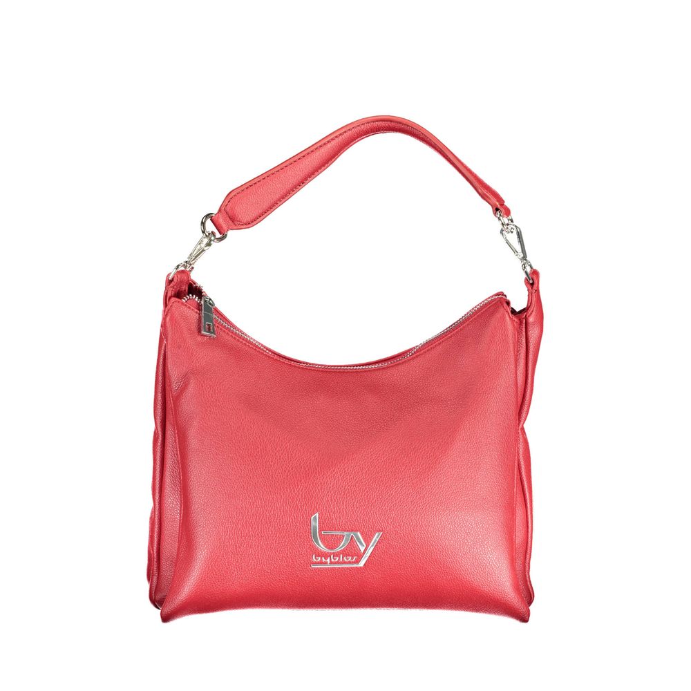 Rosso Polyurethane Women Handbag