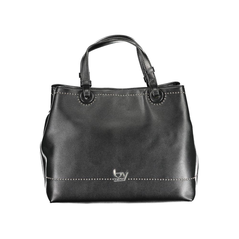 Nero Polyurethane Women Handbag