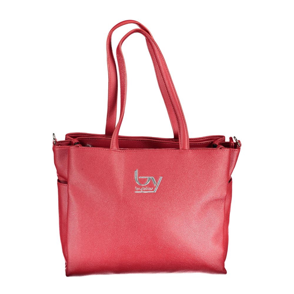 Rosso Polyurethane Women Handbag