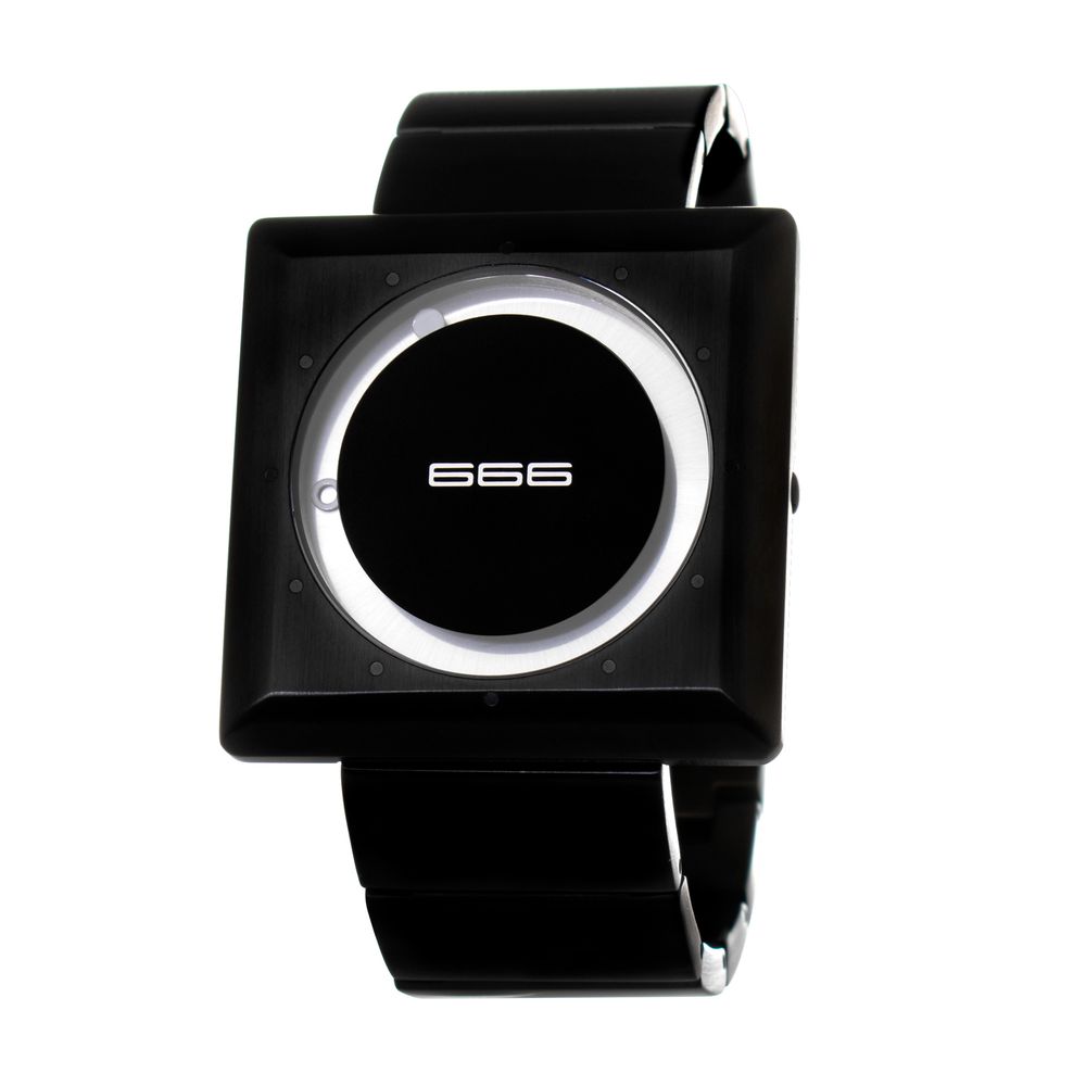 Black Stainless Steel Dress Watch