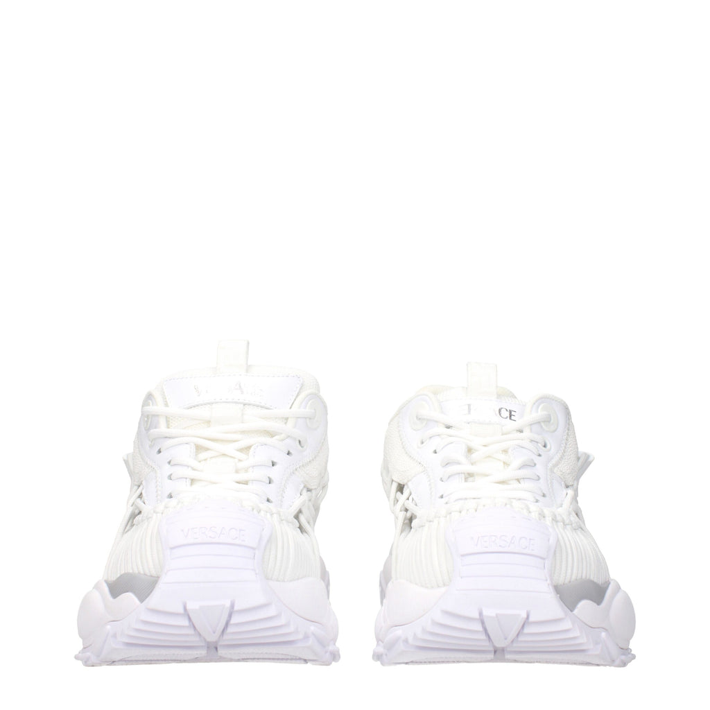 White Leather Athletic Sneakers