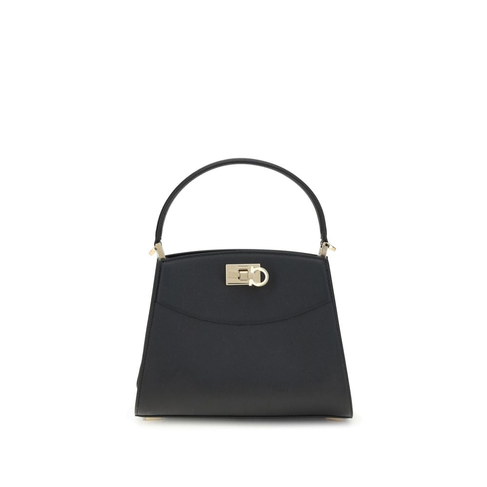 Black Calf Leather Bos Taurus Handbag