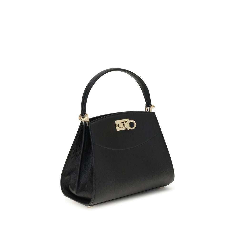 Black Calf Leather Bos Taurus Handbag