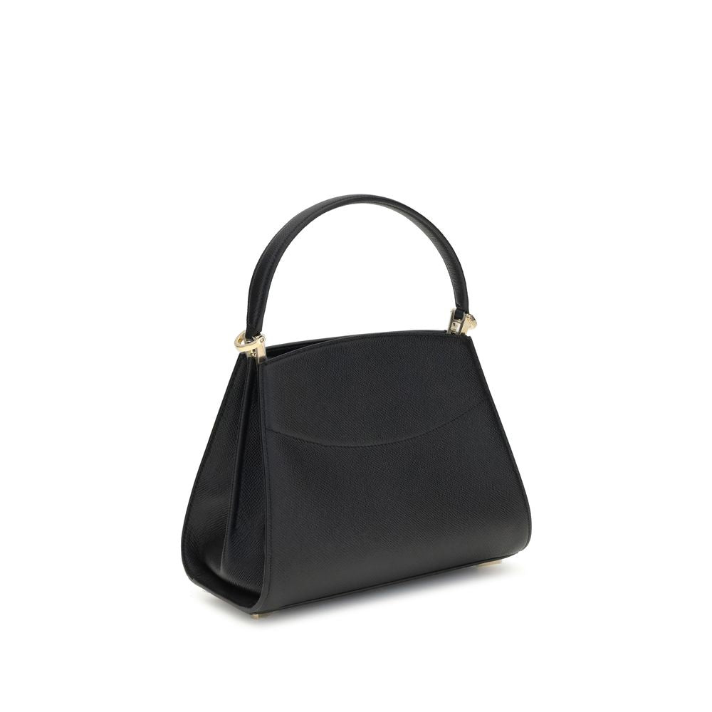 Black Calf Leather Bos Taurus Handbag