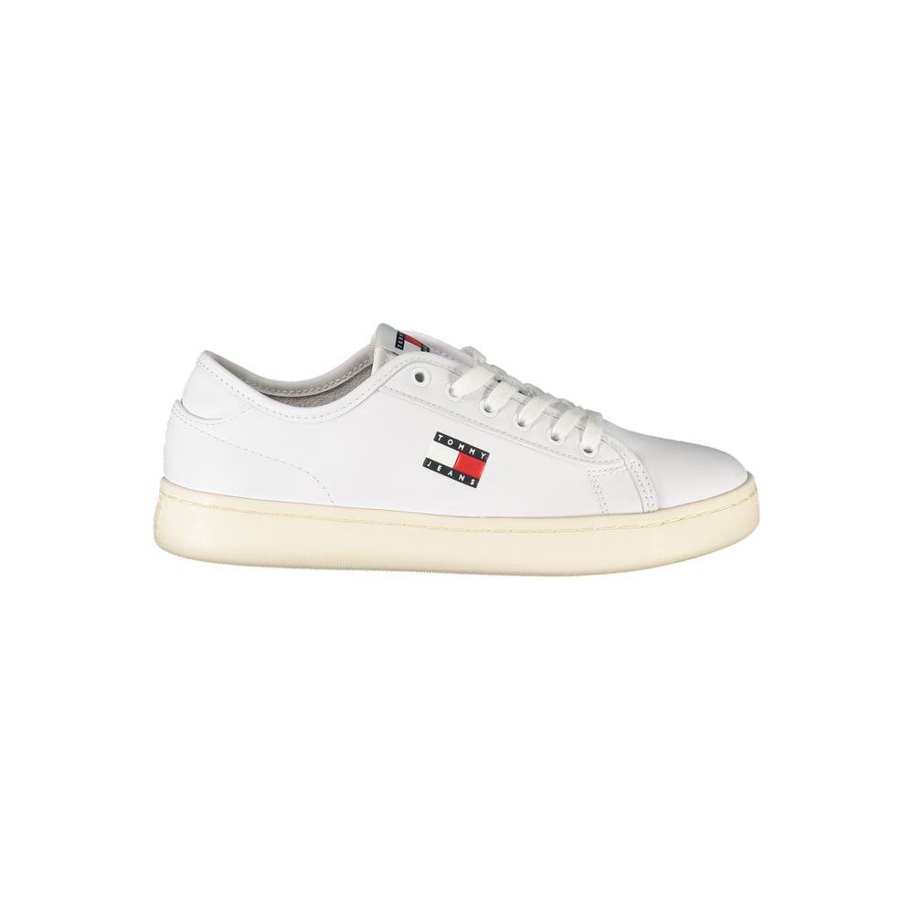 White Leather Women Sneaker