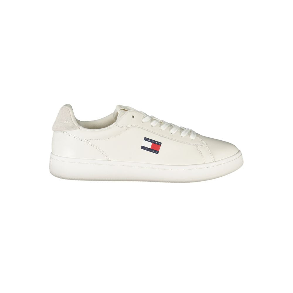 Bianco Polyurethane Men Sneaker