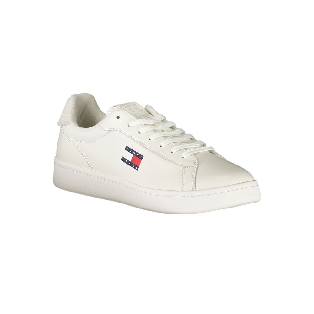 Bianco Polyurethane Men Sneaker