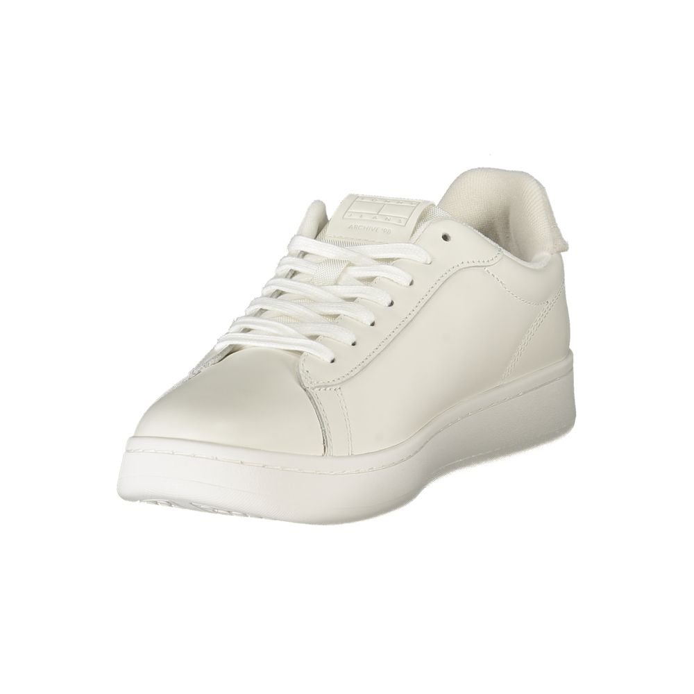 Bianco Polyurethane Men Sneaker
