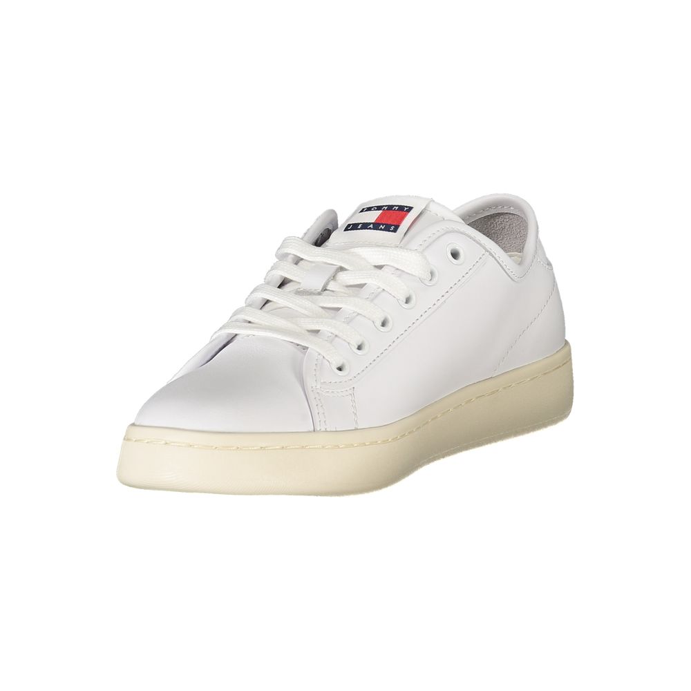 White Leather Women Sneaker