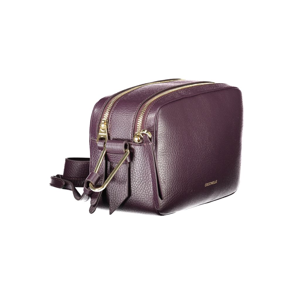 Purple Leather Women Handbag