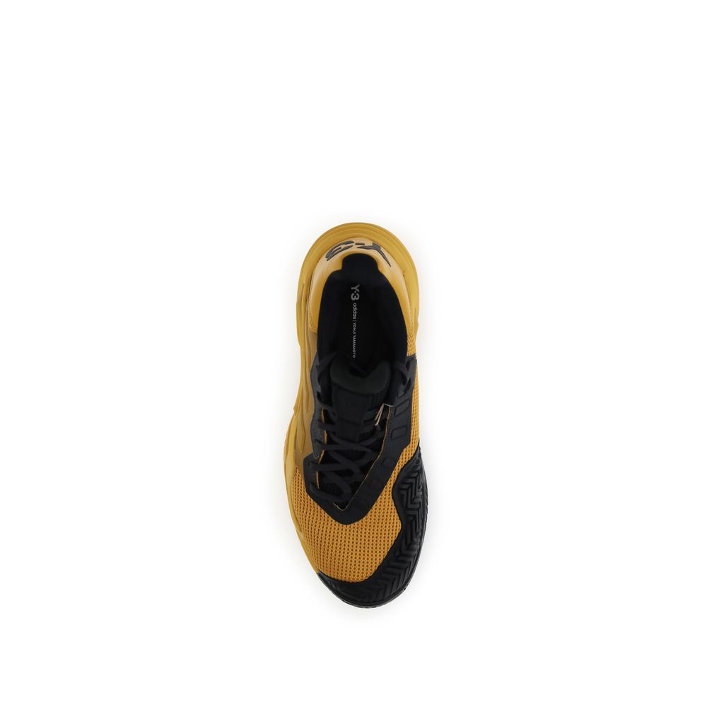 Yellow Rubber Athletic Sneakers