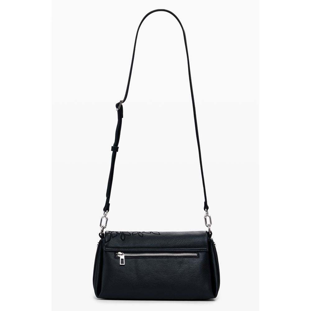 Black Polyurethane Women's Bag