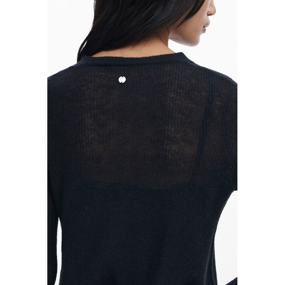 Black Polyester Women's Dress