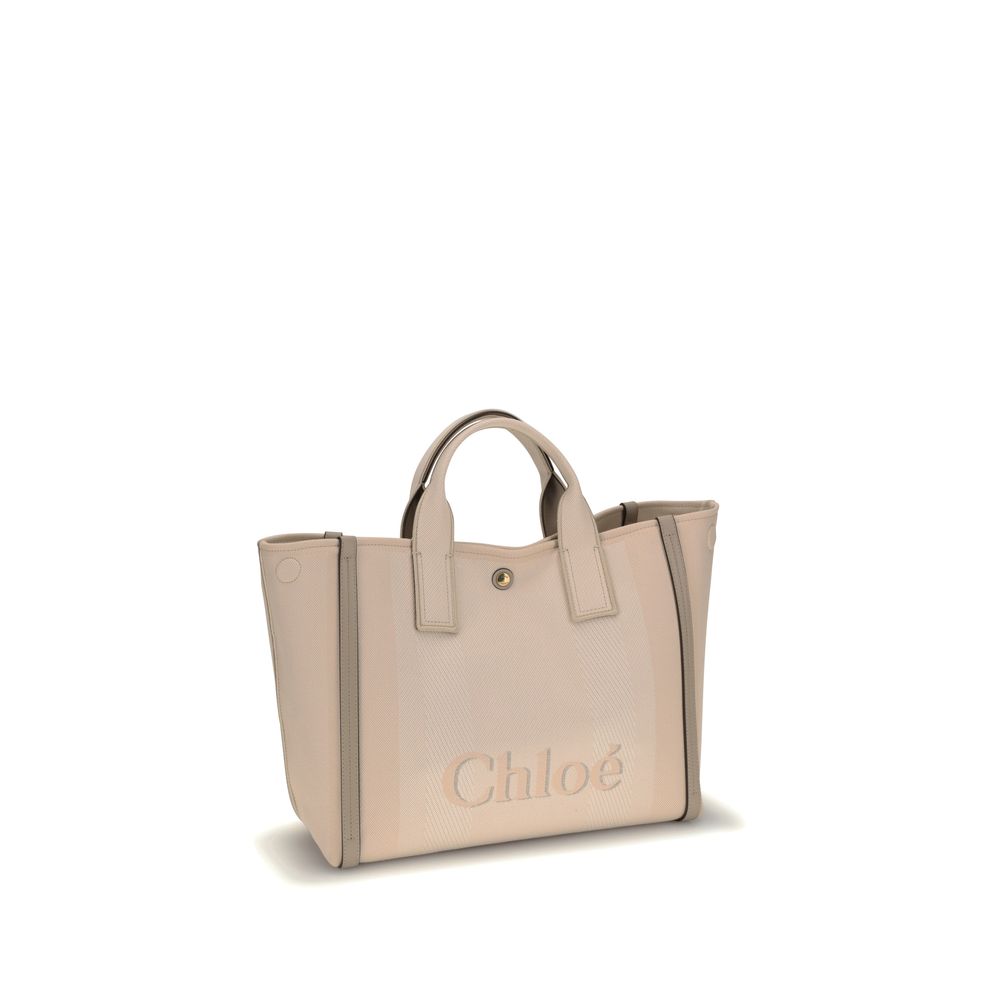 Beige Cotton Handbag