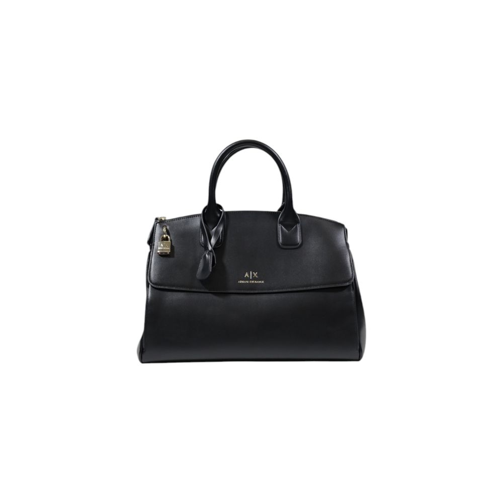 Black Polyester Handbag
