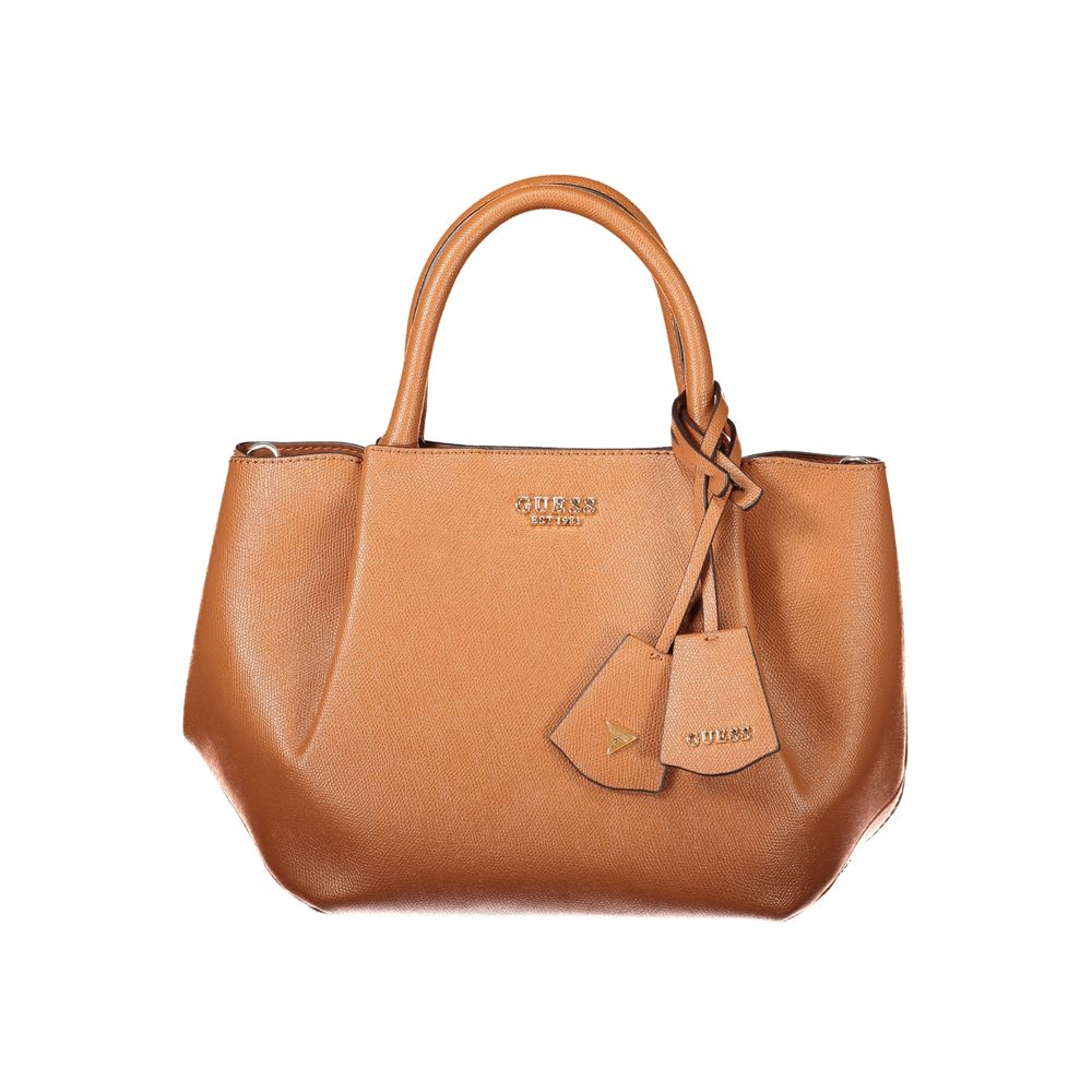 Marrone Poliuretano Women Handbag