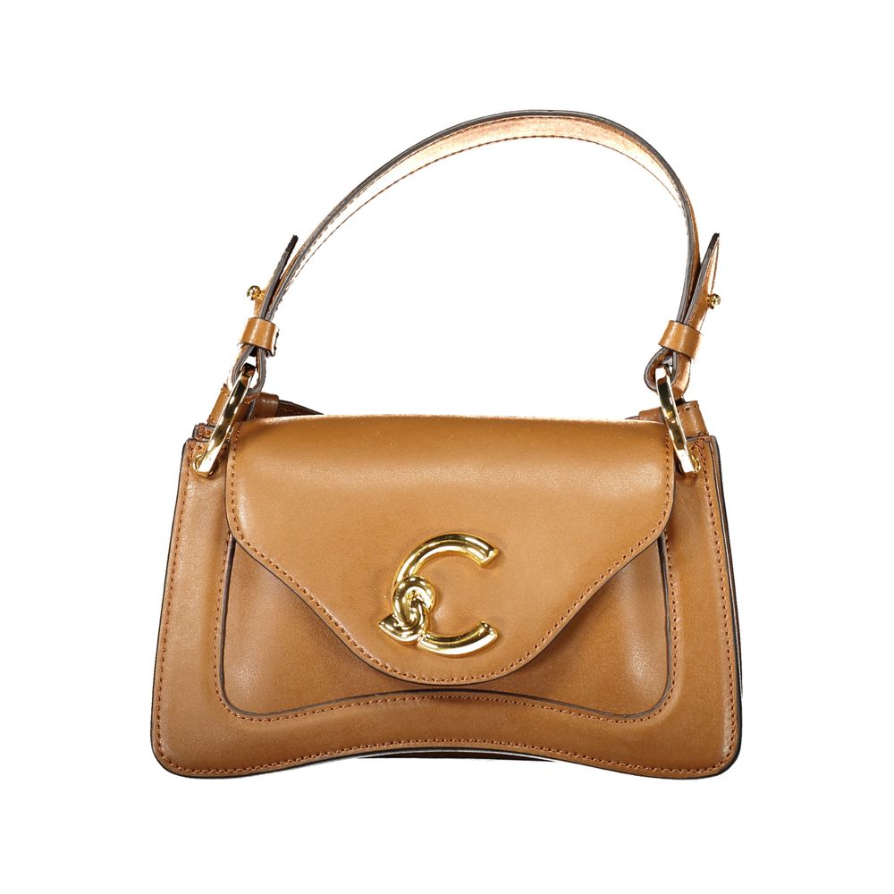 Marrone Leather Women Handbag