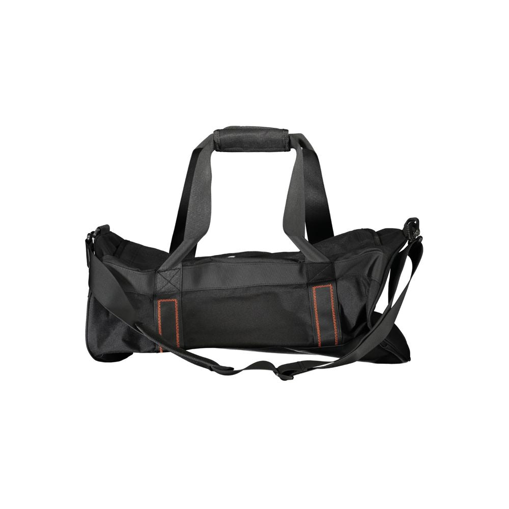 Black Polyester Men's Duffle Bag