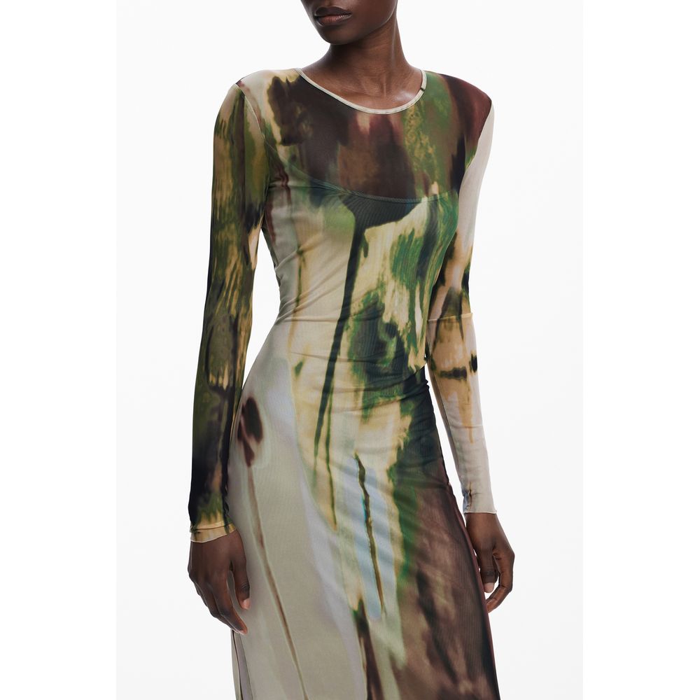 Verde Polyester Women Dress