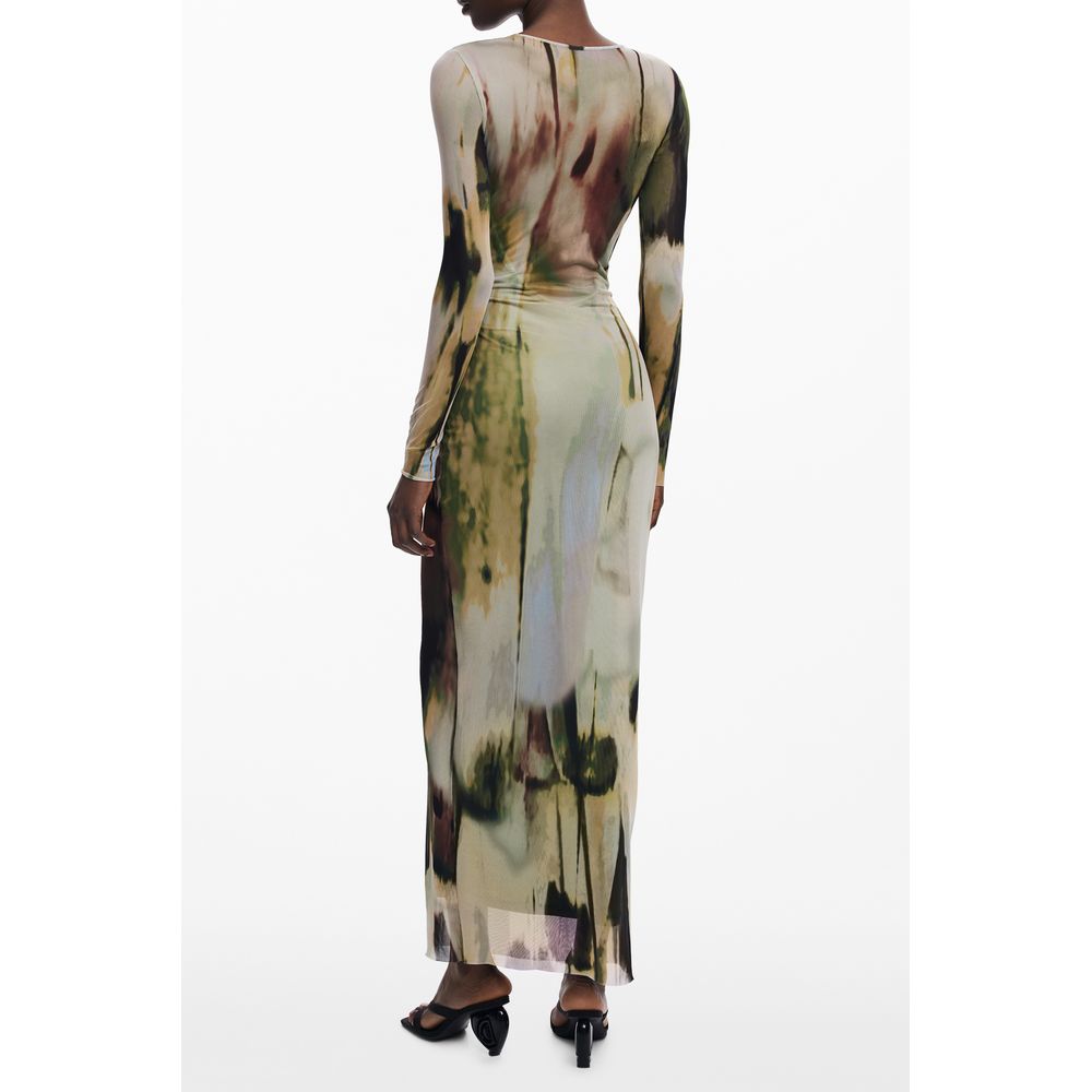 Verde Polyester Women Dress