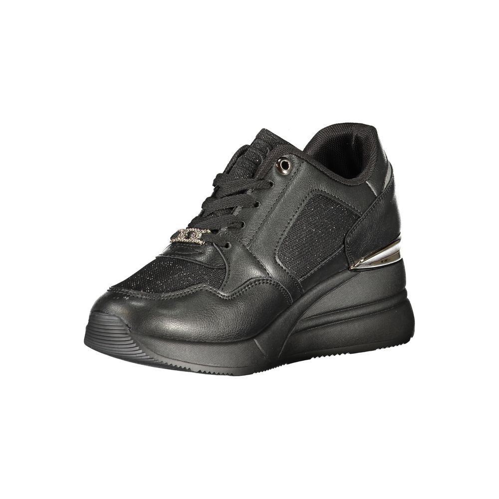 Nero Polyurethane Women Sneaker