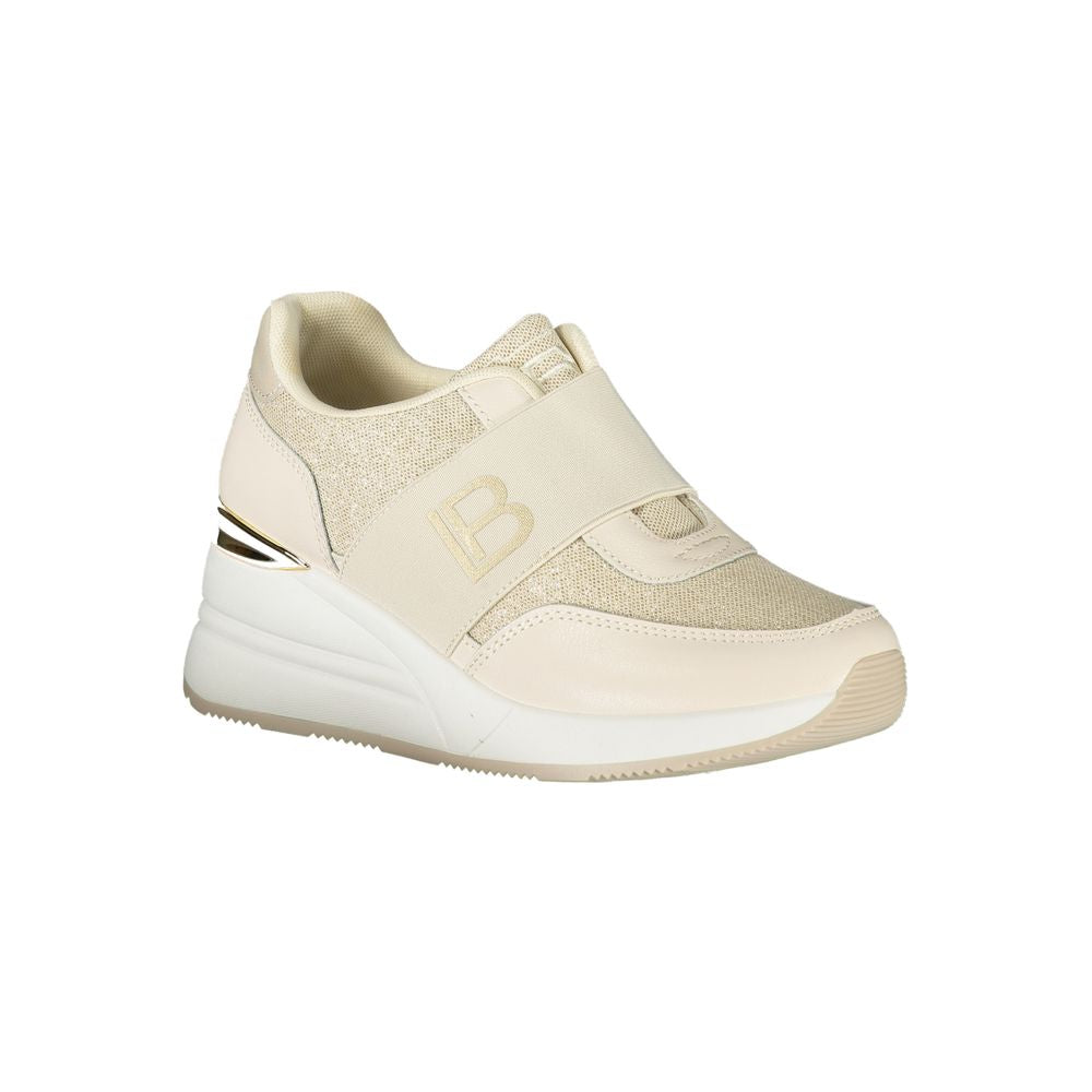 Beige Polyurethane Women Sneaker