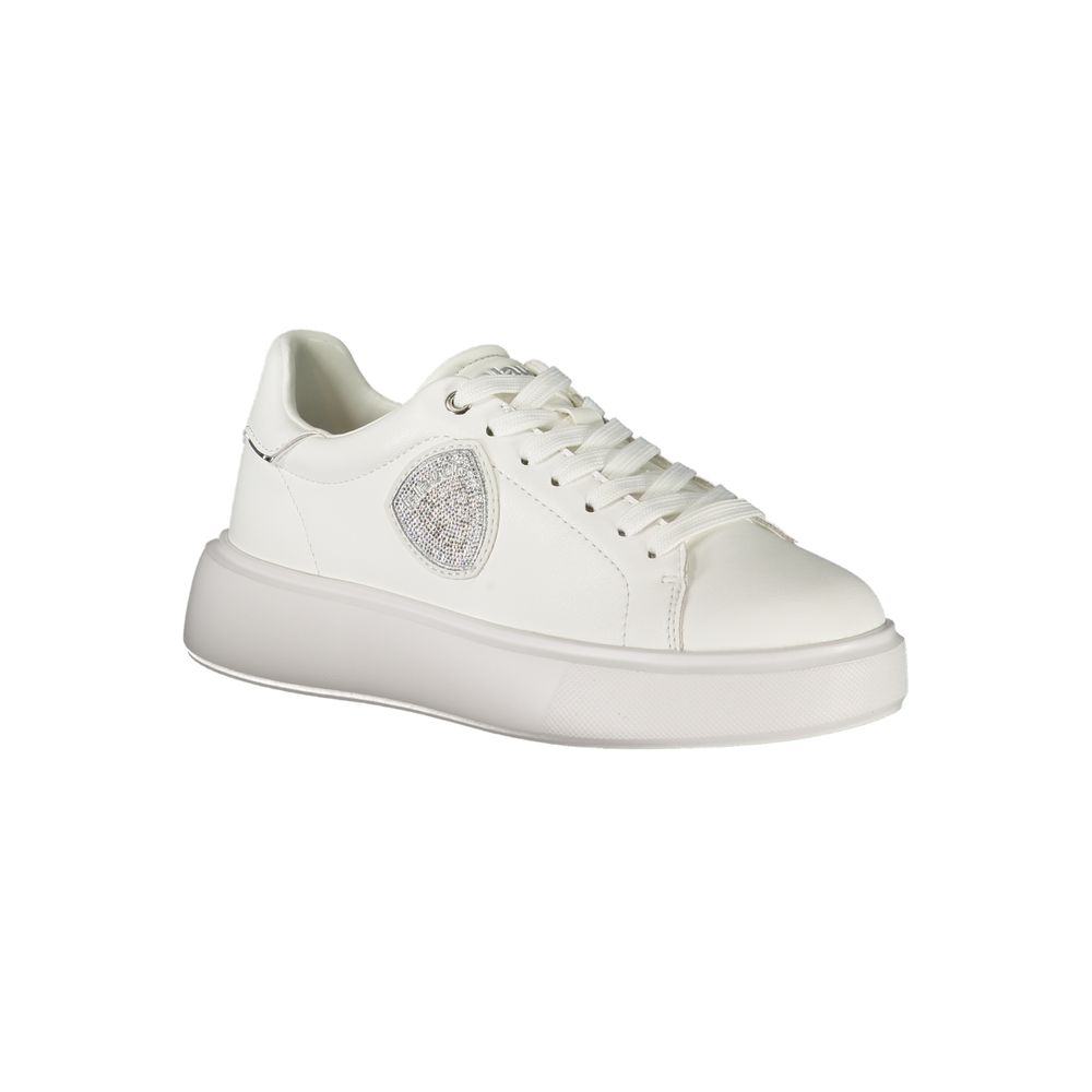 White Leather Women Sneaker
