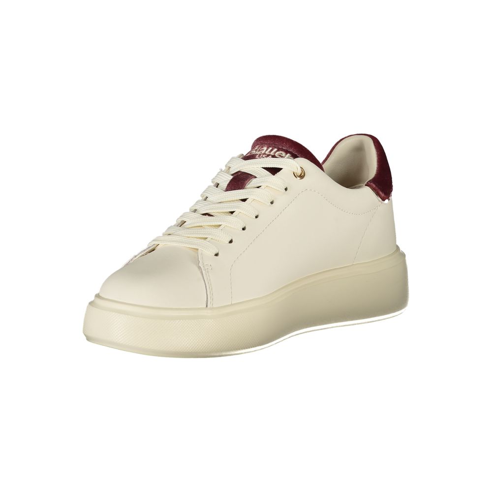 Bianco Polyurethane Women Sneaker