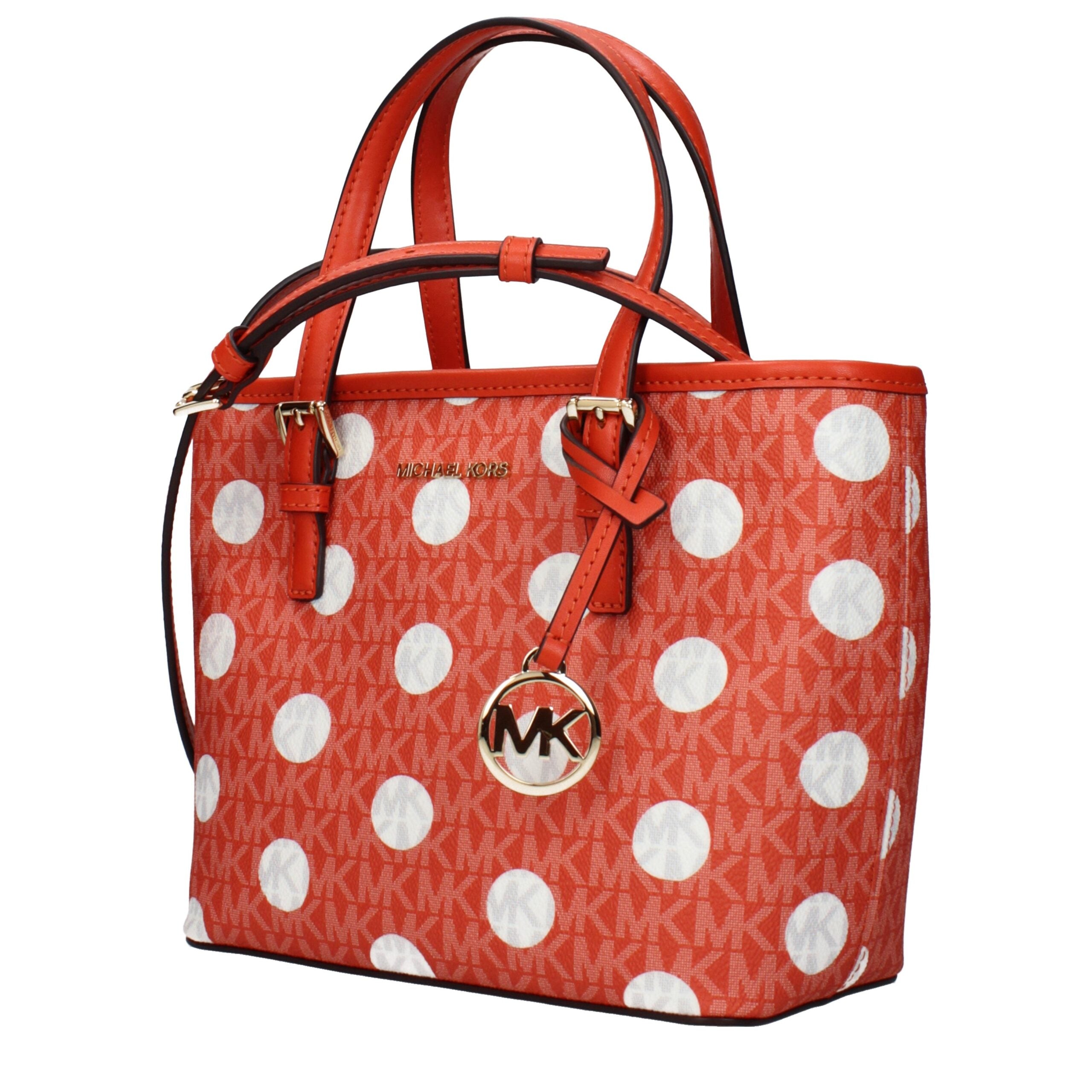 Orange Fabric Handbag