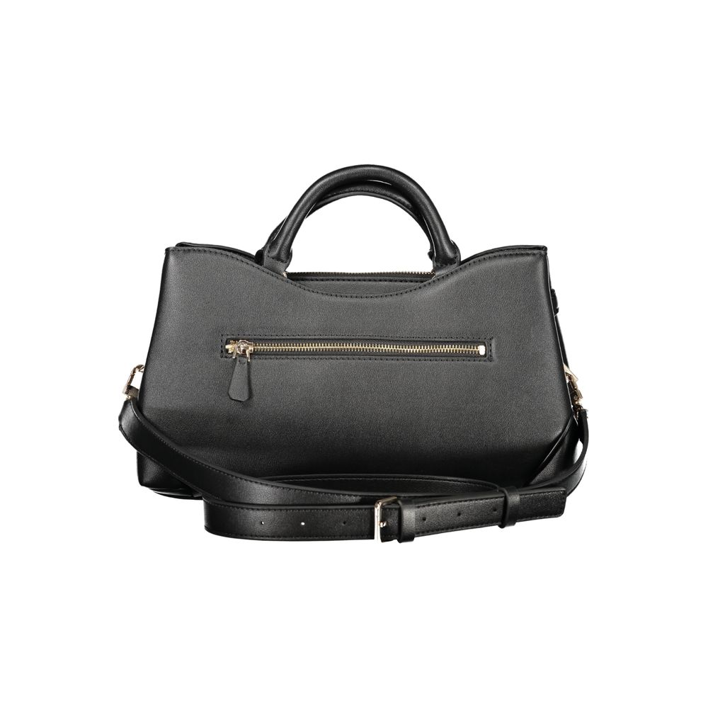 Black Polyurethane Women's Bag