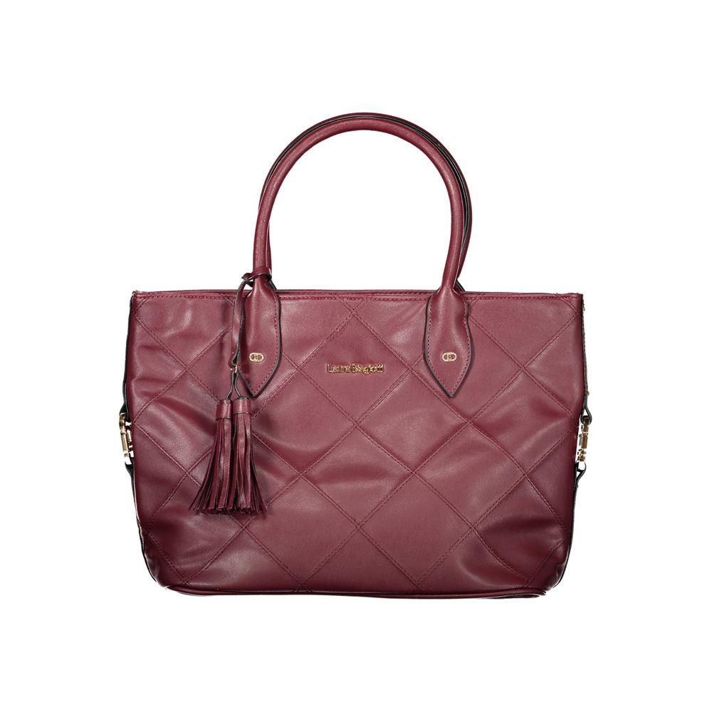 Red PVC Women Handbag
