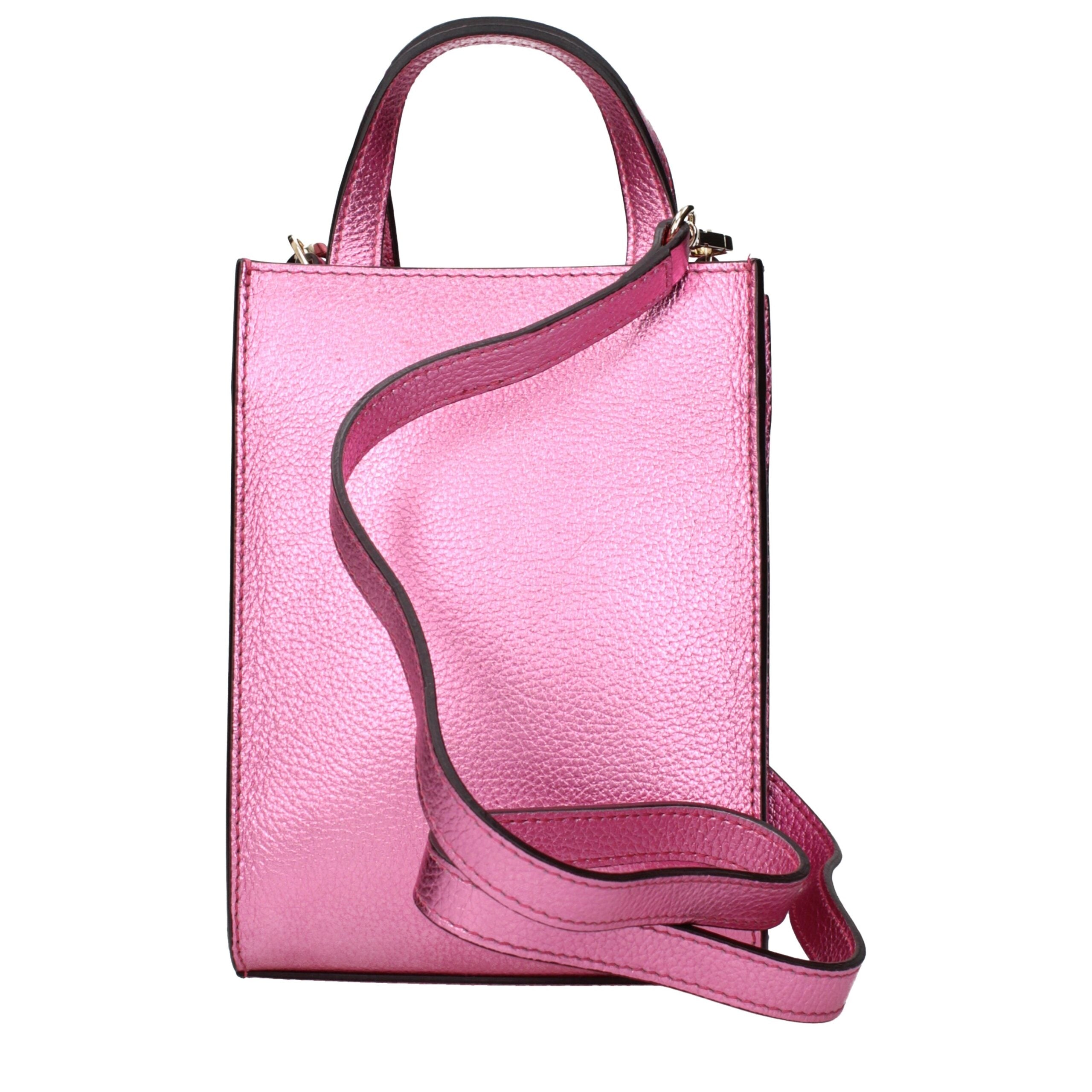 Pink Leather Handbag