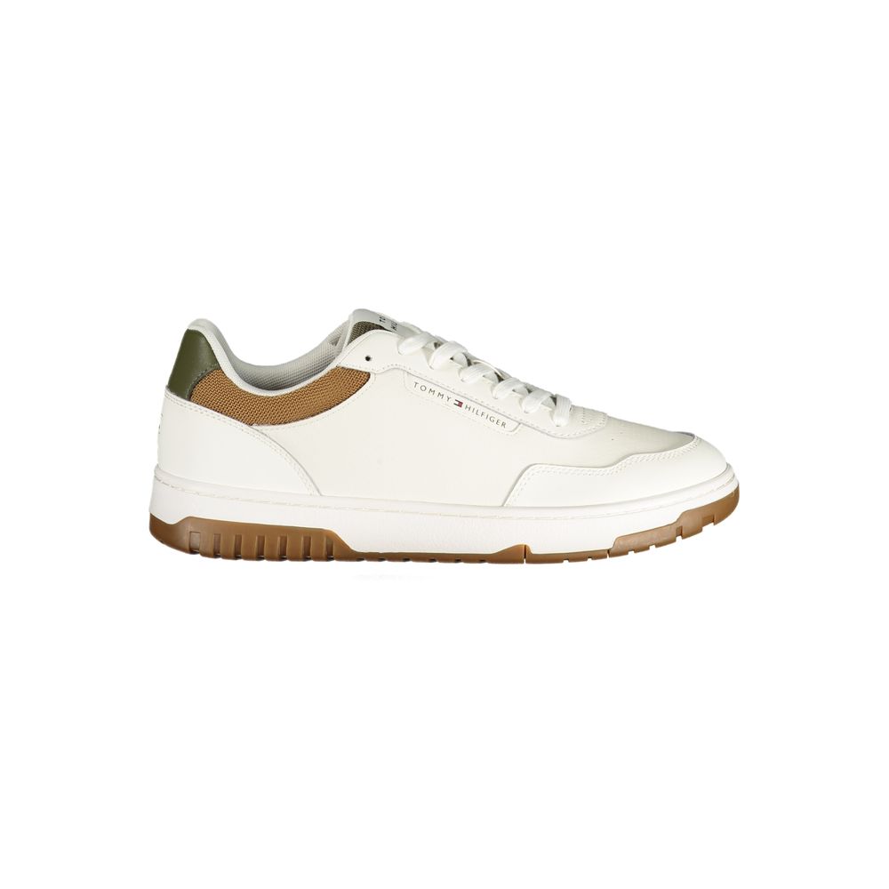 Bianco Poliuretano Men Sneaker