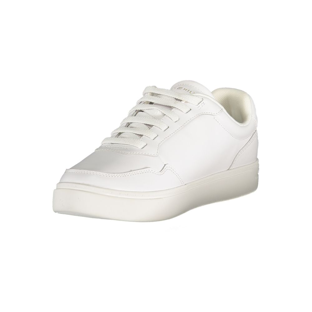 White Leather Women Sneaker